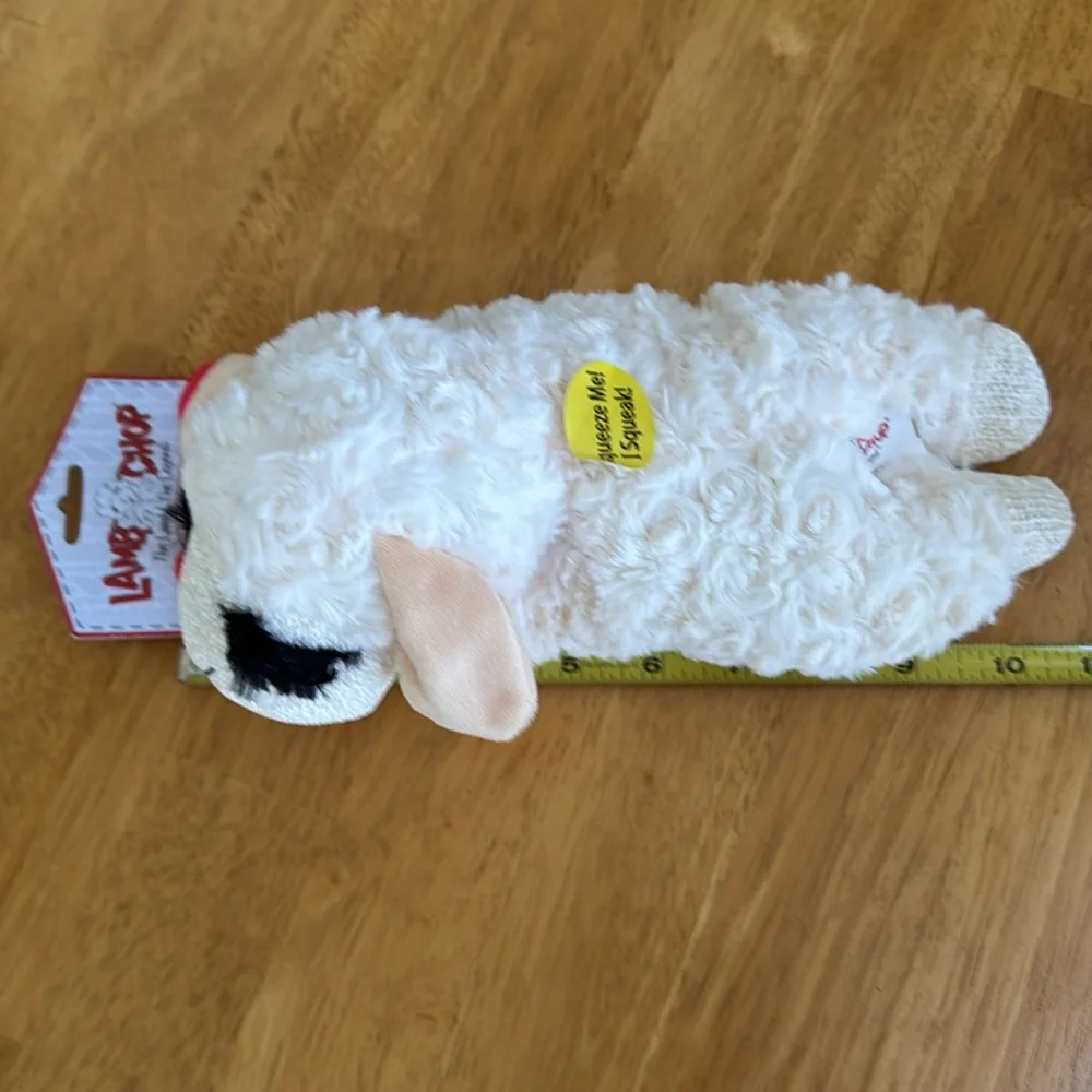 ✋NWT Lamb Chop Dog Toy Squeeze Squeak Pet